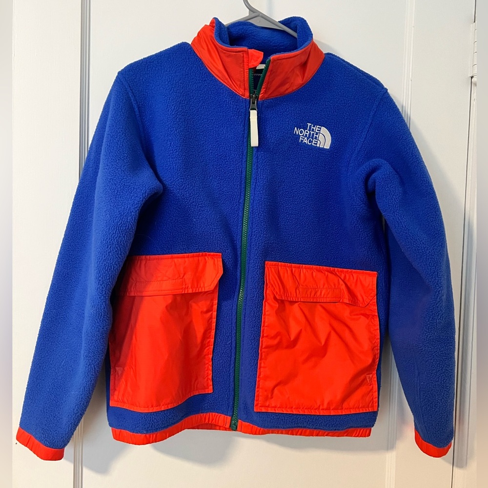 The North Face Youth fleece colorblock jacket